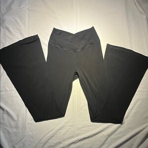 Aerie Black Flared Leggings
